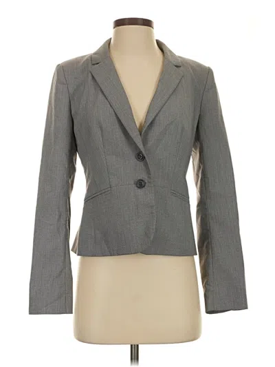 Pre-owned Halogen Blazer Jacket In Gray