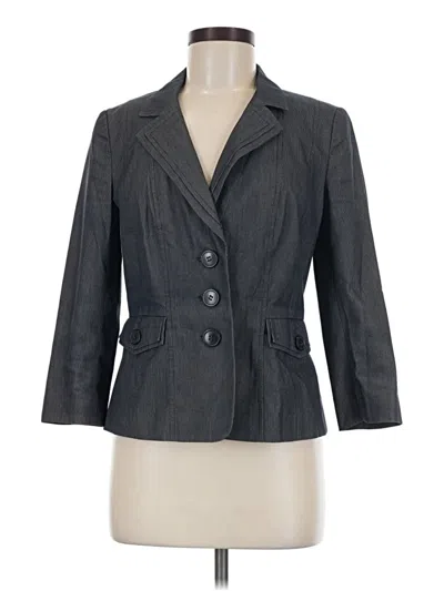Pre-owned Halogen Blazer Jacket In Gray