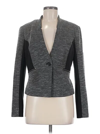 Pre-owned Halogen Blazer Jacket In Gray