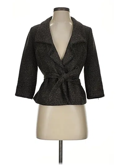 Pre-owned Halogen Blazer Jacket In Gray