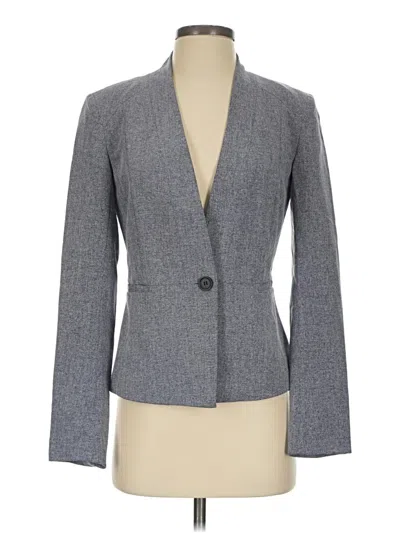 Pre-owned Halogen Blazer Jacket In Gray