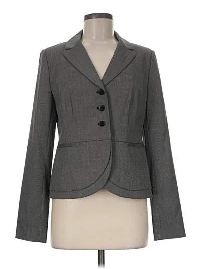 Pre-owned Halogen Blazer Jacket In Gray