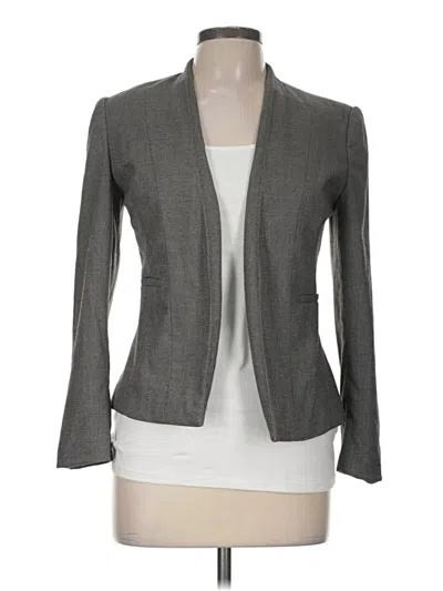 Pre-owned Halogen Blazer Jacket In Gray