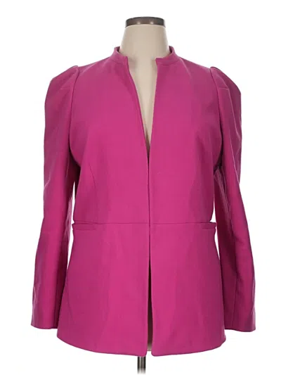 Pre-owned Halogen Blazer Jacket In Pink