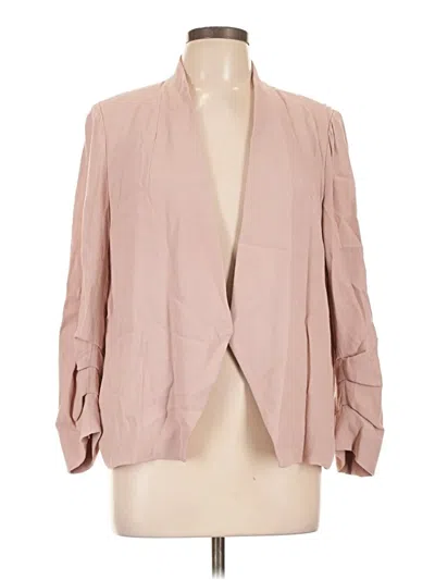 Pre-owned Halogen Blazer Jacket In Pink