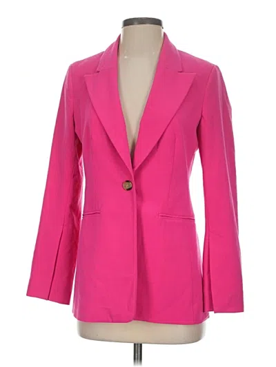 Pre-owned Halogen Blazer Jacket In Pink
