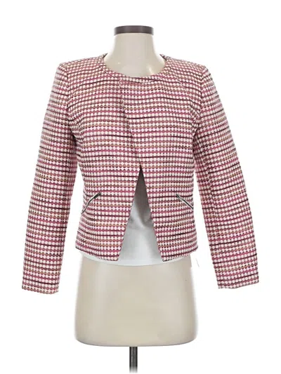 Pre-owned Halogen Blazer Jacket In Red