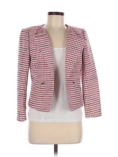 Pre-owned Halogen Blazer Jacket In Red