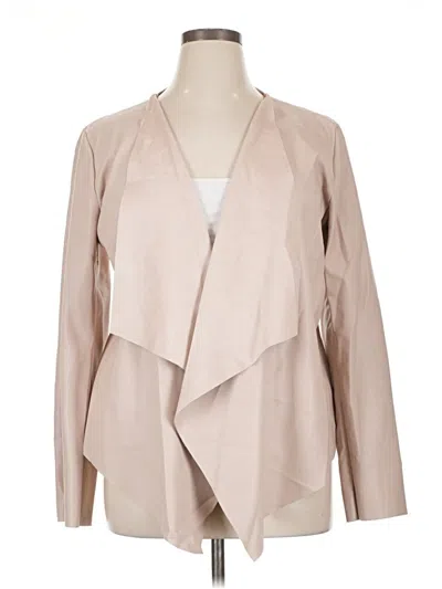 Pre-owned Halogen Blazer Jacket In Tan