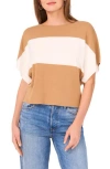 Halogen ® Boat Neck Drop Shoulder Top In Multi