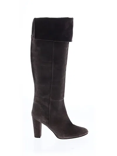 Pre-owned Halogen Boots In Gray