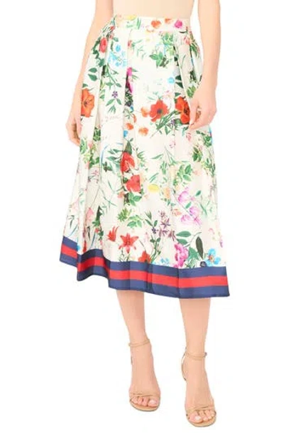 Halogen ® Border Print Midi Skirt In Multi
