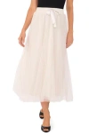 Halogen ® Bow Tulle Midi Skirt In Silver Birch