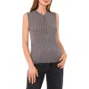 Halogen ® Button Sweater Tank In Gray