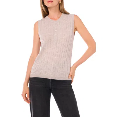 Halogen ® Button Sweater Tank In Neutral