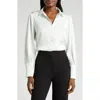 Halogen Button-up Shirt In Fresh Mint