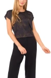 Halogen ® Cap Sleeve Top In Black