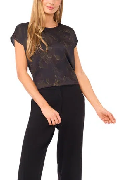 Halogen ® Cap Sleeve Top In Black