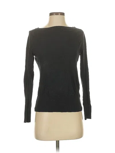 Pre-owned Halogen Cardigan Sweater In Black