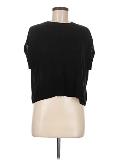 Pre-owned Halogen Cardigan Sweater In Black