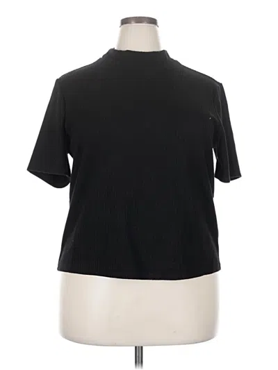 Pre-owned Halogen Cardigan Sweater In Black