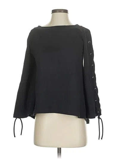 Pre-owned Halogen Cardigan Sweater In Black
