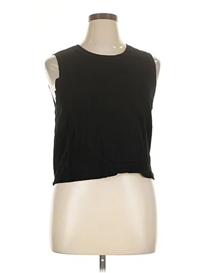 Pre-owned Halogen Cardigan Sweater In Black