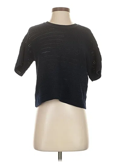 Pre-owned Halogen Cardigan Sweater In Black