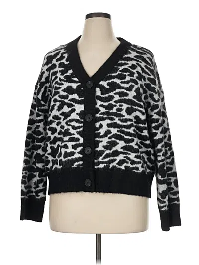 Halogen Cardigan Sweater In Black
