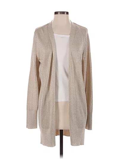 Pre-owned Halogen Cardigan Sweater In Brown