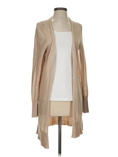 Pre-owned Halogen Cardigan Sweater In Brown