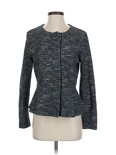 Pre-owned Halogen Cardigan Sweater In Gray