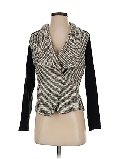 Pre-owned Halogen Cardigan Sweater In Gray