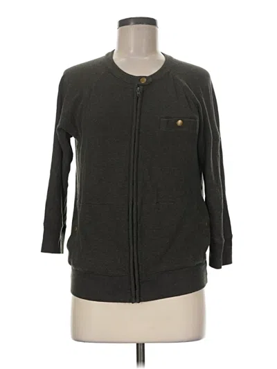 Pre-owned Halogen Cardigan Sweater In Gray