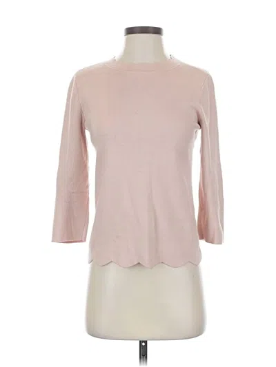 Pre-owned Halogen Cardigan Sweater In Pink