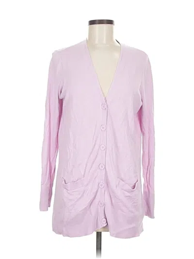 Pre-owned Halogen Cardigan Sweater In Pink