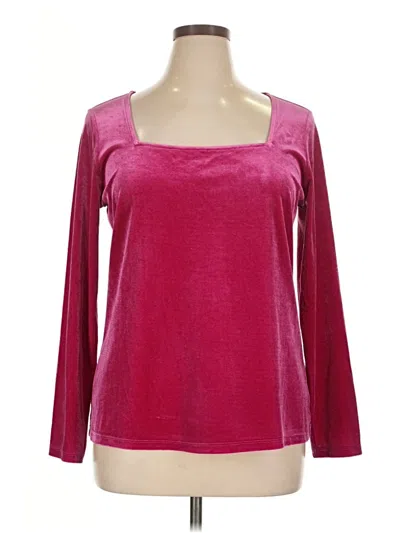 Pre-owned Halogen Cardigan Sweater In Pink