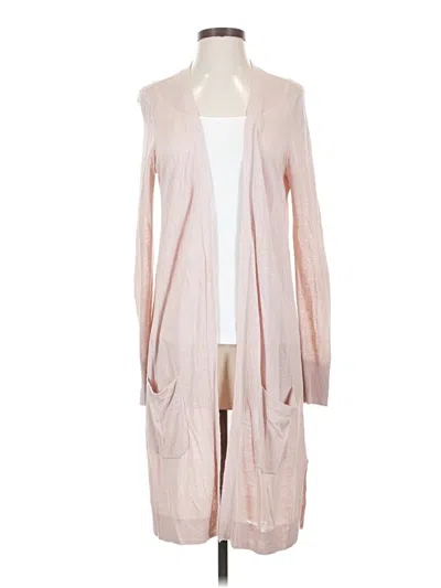 Pre-owned Halogen Cardigan Sweater In Pink