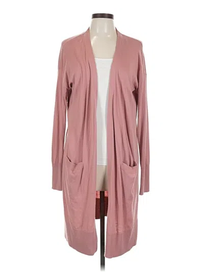 Pre-owned Halogen Cardigan Sweater In Pink