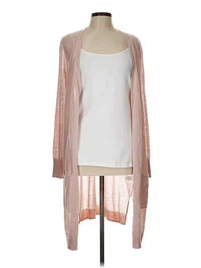 Pre-owned Halogen Cardigan Sweater In Pink