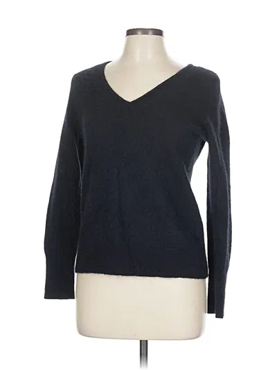 Pre-owned Halogen Cashmere Pullover Sweater In Gray