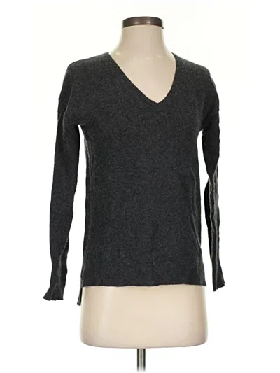 Pre-owned Halogen Cashmere Pullover Sweater In Gray