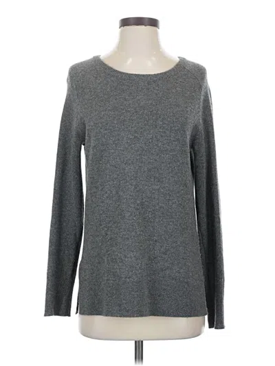 Pre-owned Halogen Cashmere Pullover Sweater In Gray