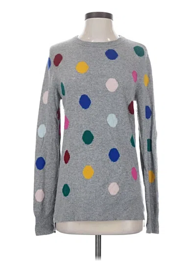 Pre-owned Halogen Cashmere Pullover Sweater In Gray
