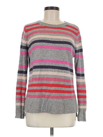 Pre-owned Halogen Cashmere Pullover Sweater In Gray