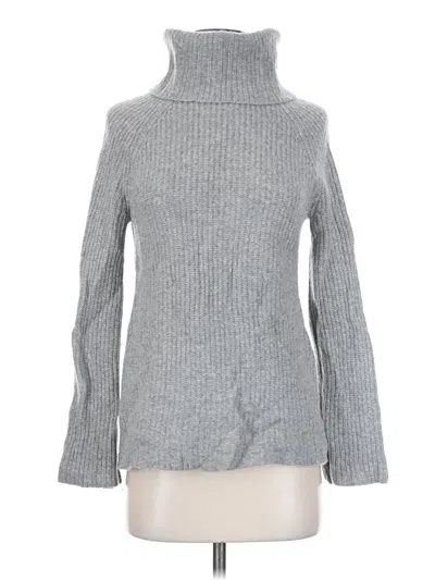 Pre-owned Halogen Cashmere Pullover Sweater In Gray