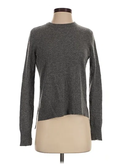 Pre-owned Halogen Cashmere Pullover Sweater In Gray