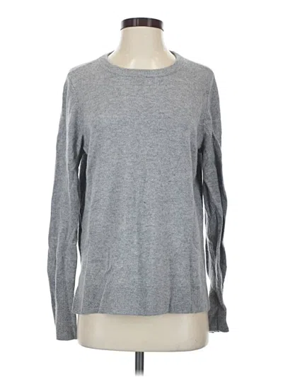 Pre-owned Halogen Cashmere Pullover Sweater In Gray