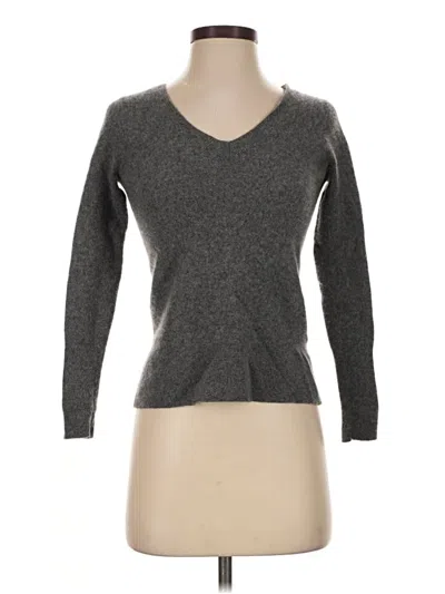 Pre-owned Halogen Cashmere Pullover Sweater In Gray