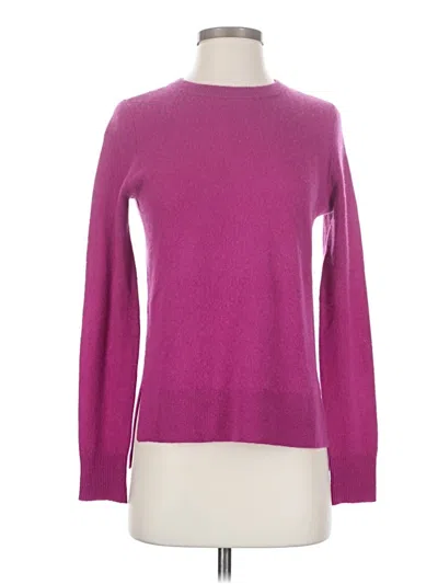 Pre-owned Halogen Cashmere Pullover Sweater In Purple